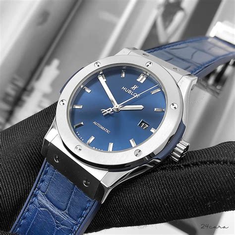 hublot fusion titanium blue|pre owned Hublot classic fusion.